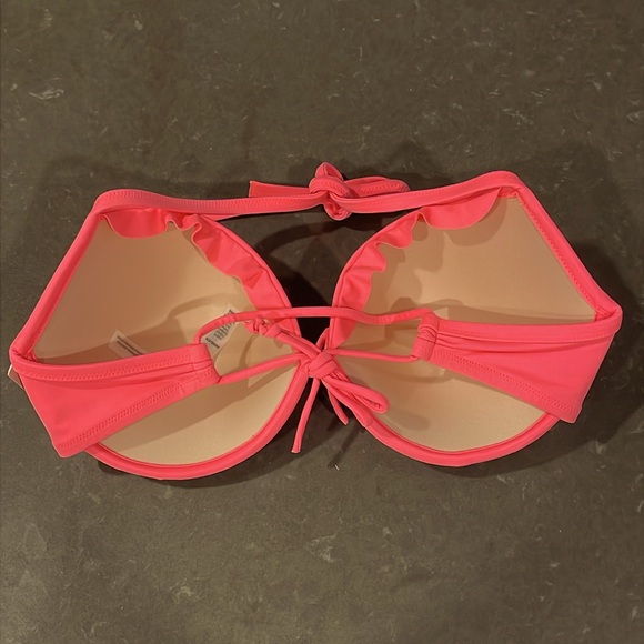 Victoria’s Secret Fabulous Ruffle Bikini Top 34DDD and Large Bikini Bottom NWT - Picture 5 of 16